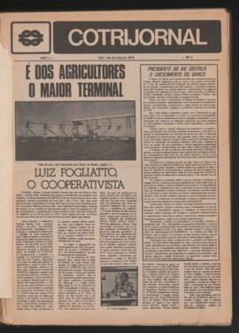 Cotrijornal 1973 julho, ano 1, nº1