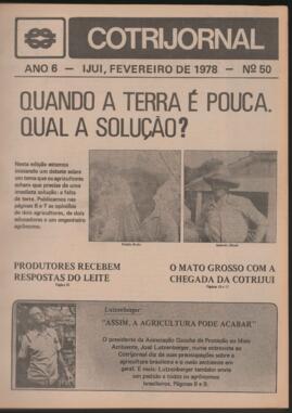 Cotrijornal 1978 fevereiro, ano 6, nº50