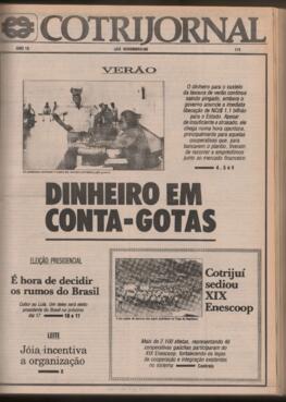 Cotrijornal 1989 novembro, ano 16, nº171