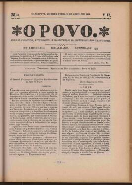 O Povo 1839 abril-junho nº54 a 79, página 219 a 336