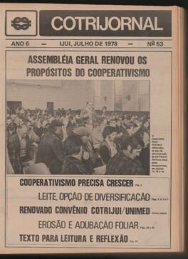 Cotrijornal 1978 julho, ano 6, nº53